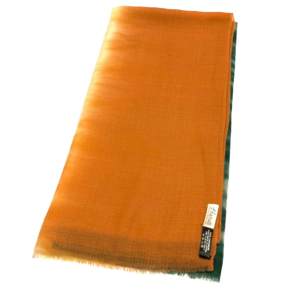 Orange & Green Lightweight Scarf